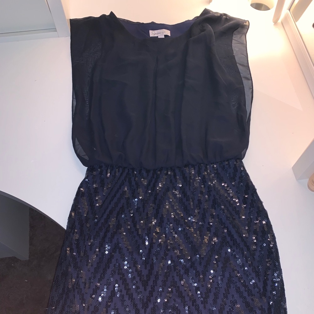 Navy blue dress